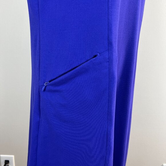 Toad & Co Dress Womens M Purple V-Neck Short Sleeve A-Line Stretch Aquaculture - Picture 5 of 11